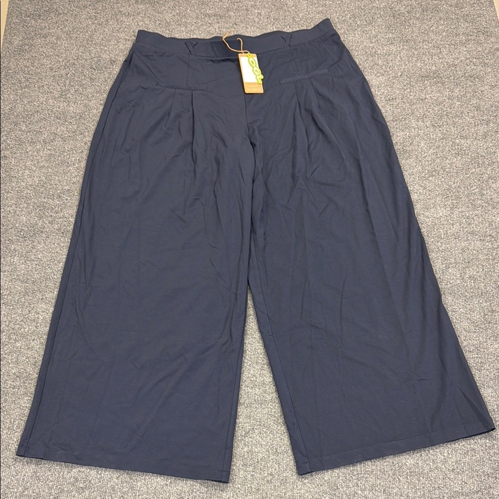 OGL Dark Navy Wide-Leg Pants
